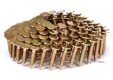 Цвяхи барабанні до пневматичного пістолета VOREL : L=19 мм, Ø=3.1 мм, 4200 шт. (YT-09211) [1]