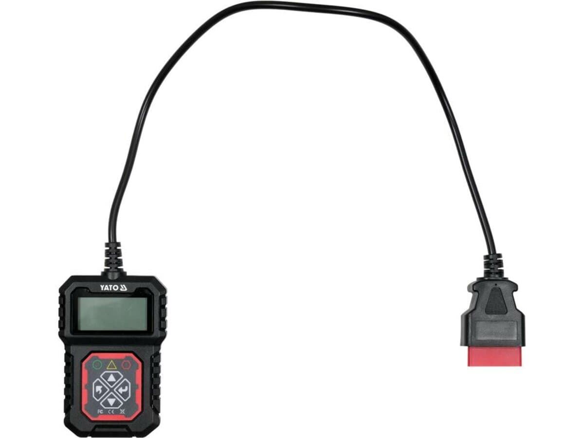 Тестер діагностичний OBD/EOBD автомобіля YATO з LCD-дисплеєм [40]