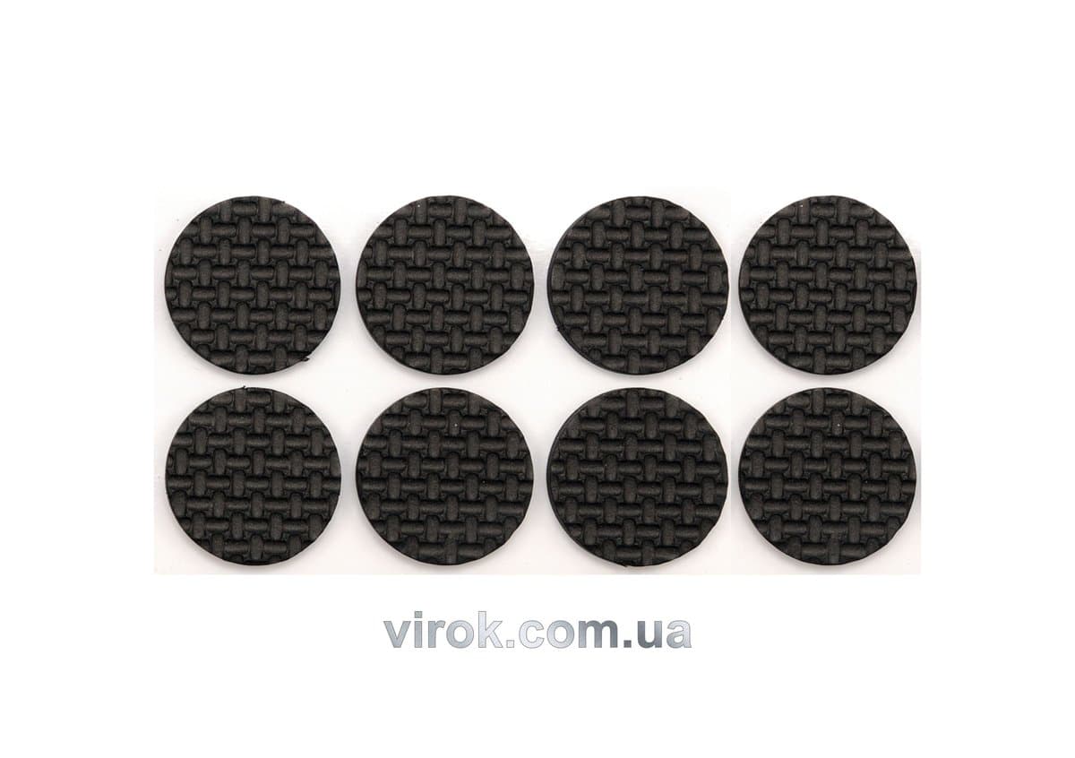 Протектор самоклеючий VOREL 38мм, набір 8шт чорні [24/432]