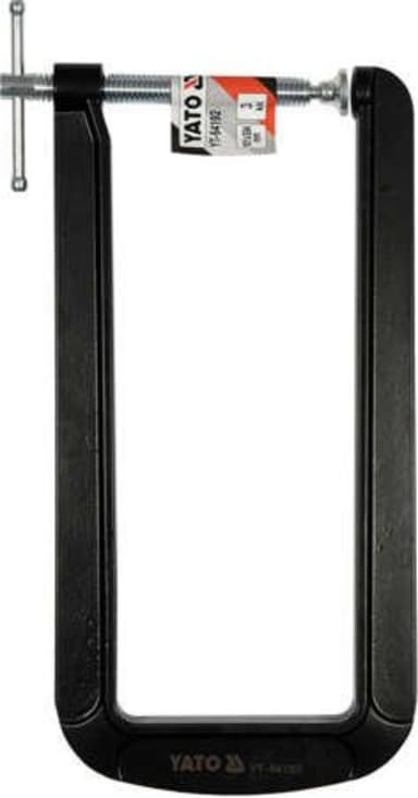 Струбцина з гвинтовим затискачем YATO, тип "С" глибока, 101х 304 мм [6/12]