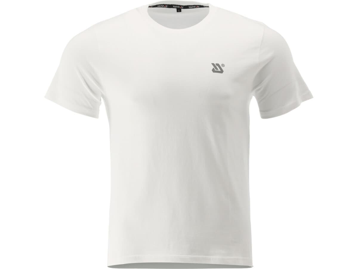 Футболка серії BASIC біла YATO, розм. M/ вис- 70 см х 52 см, 100%- бавовна [40]