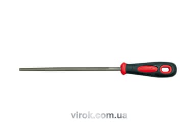 Напильник слюсарний VOREL круглий, l=200мм [25/100]