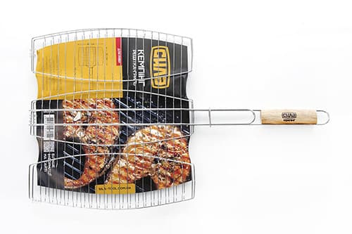 Решітка-гриль для риби потрійна (66x40x36см) СИЛА