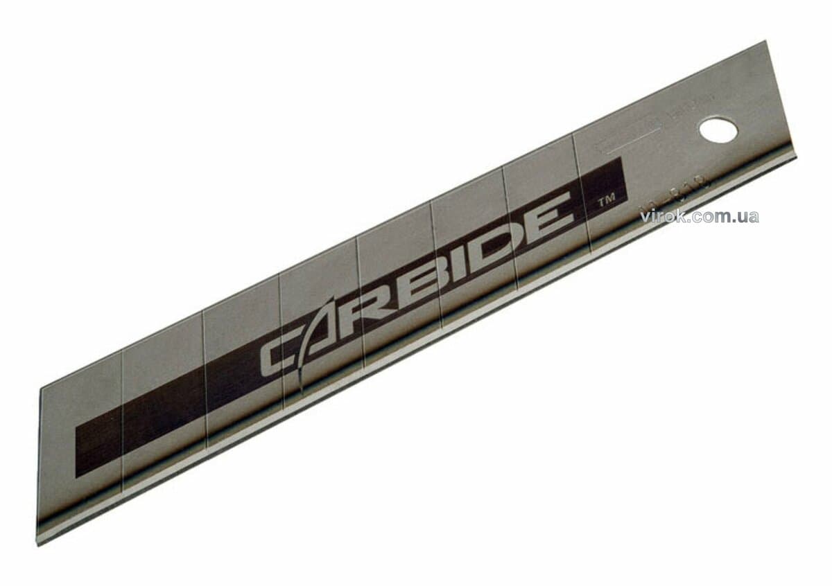 Лезо змінне з відломними сегментами STANLEY "Carbide" : M=18 мм, карбід-вольфрам різальний край