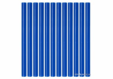 Стержні клейові YATO сині : Ø=7,2 мм, L=100 мм, уп. 12 шт. [50]