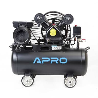 APRO Компресор двоциліндровий пасовий OFBD-50 8 Бар 2.2 кВт 402 л/хв 50 л (2 крана) + Олива 0,5 л