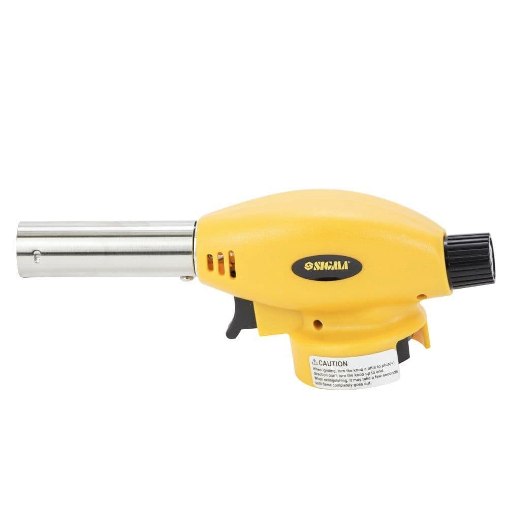 SIGMA Пальник газовий з пєзопідпалом і плав.регул (22мм, довж-166мм, 1300С, 80г/год)