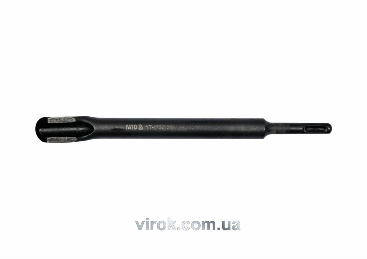 Зубило "U-подібне" YATO : SDS+, L= 22х18 х 250 мм. CrV [6/48]