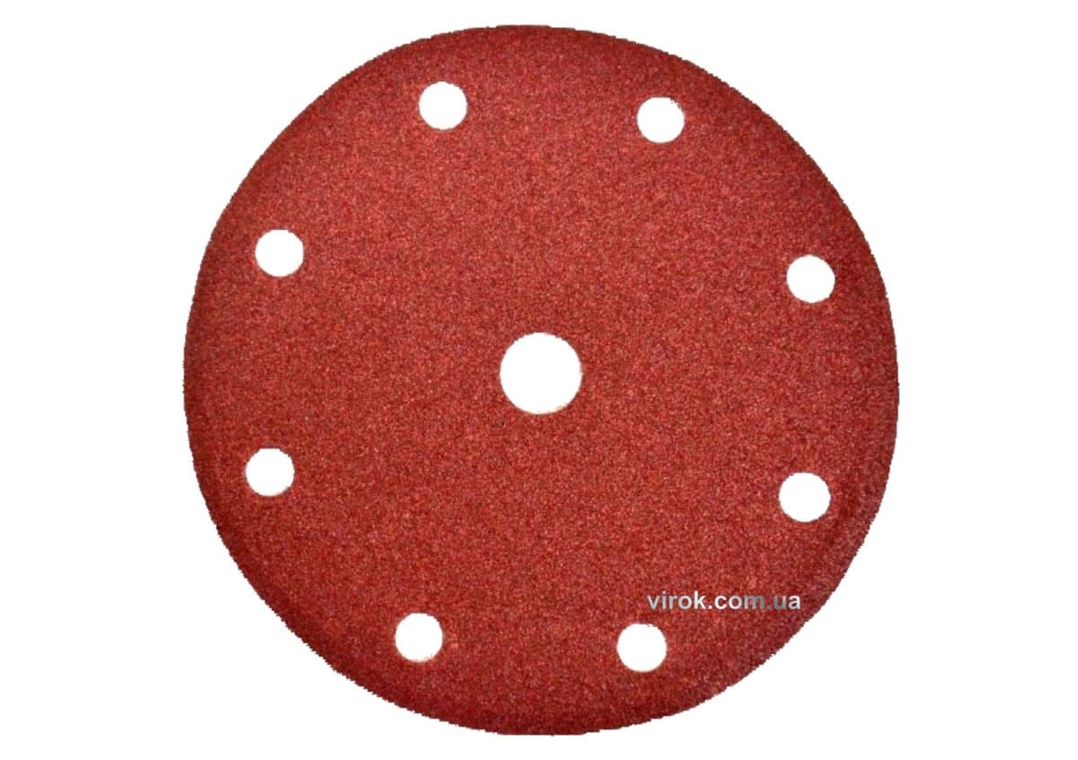 Круг шліфувальний cамозачепний STANLEY з отворами : Ø=125мм, P80 гр/мм2. універсальний - 5 шт. DW