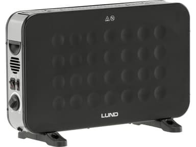 Обігрівач конвекторний LUND від ел.мережі- 230 В, 3 регулюв режими- 0,75,1,25 і 2 кВт з вентилятором