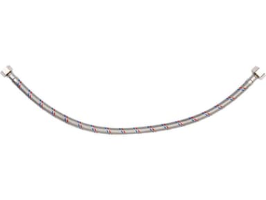 Шланг водопровідний з опліткою з нерж сталі FALA l= 500мм, Ø= 8/12, з'єднання F-1/2" х F-3/8" 1 МПа