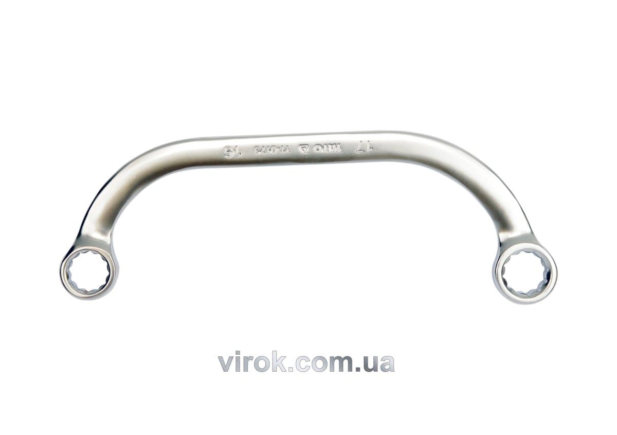 Ключ накидний YATO : тип "C", Cr-V, М= 14х15 мм, L= 195 мм [10/60]