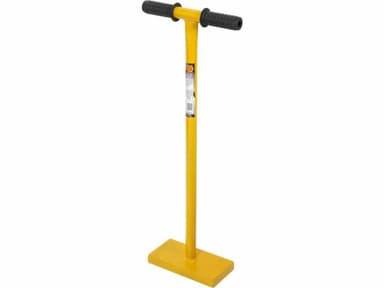 Трамбівка бруківки ручний VOREL, 8,5 кг, вис.- 82 см, платформа- 250х 120х 30 мм [1]