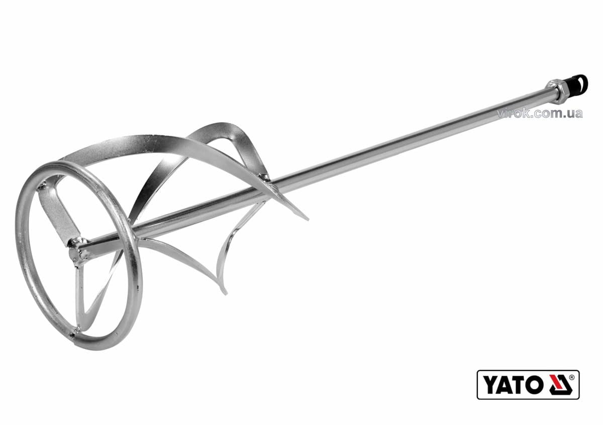 Міксер для буд. сумішей оцинкований YATO: Ø135 x 600 мм, M14, max 20-30 кг [10]