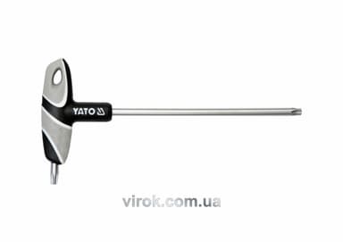 Ключ "TORX" YATO : "T"- образний, Т40, двосторонній, L= 170 мм [12/144]