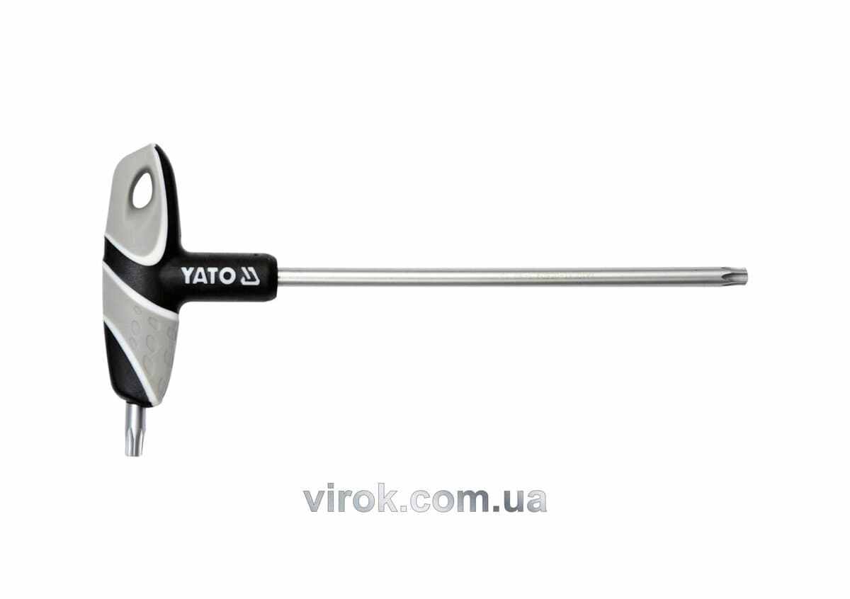 Ключ "TORX" YATO : "T"- образний, Т40, двосторонній, L= 170 мм [12/144]