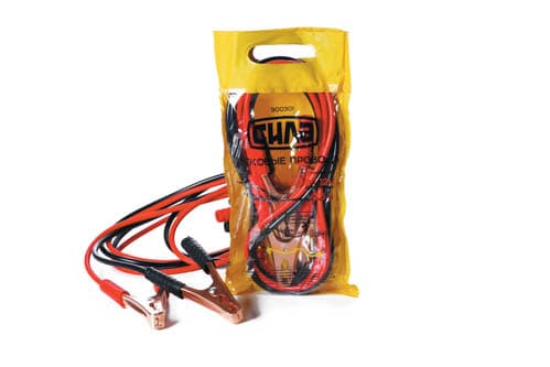 Дроти пускові 150А, 12V, Ø 7мм, 2,5м (кабель пусковий, прикурювач акумулятора) СИЛА