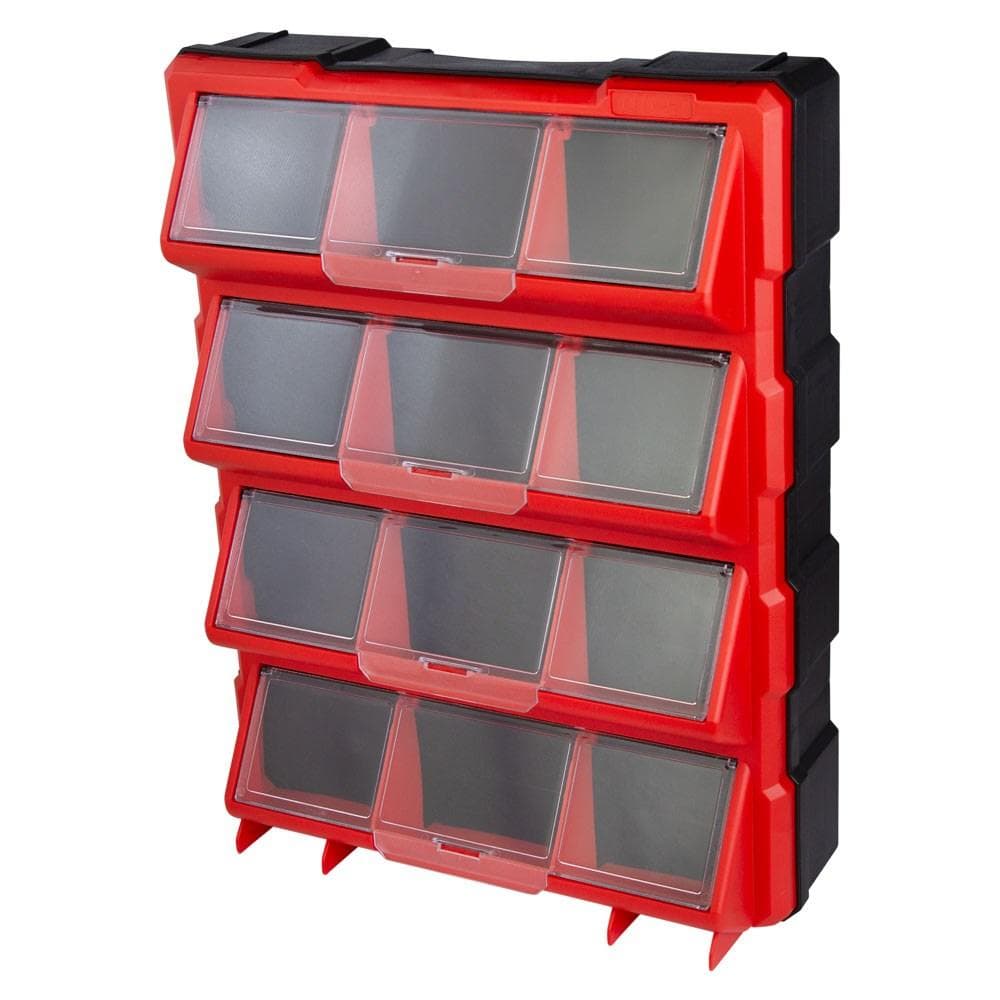 SIGMA Органайзер пластик вертикальний (12 закр. відділів) 460×360×120 мм Ultra