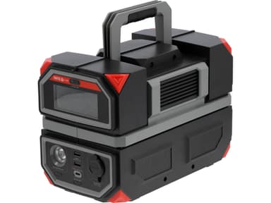 Портативна станція YATO 315 ВтГод, вихід- 300/600 Вт, порти: 230V AC, різні USB