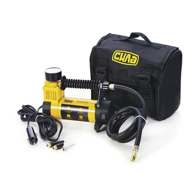 СИЛА Компресор автомобільний однопоршневий КОМПАКТ 27 л / хв 7 Атм (Прикурювач)