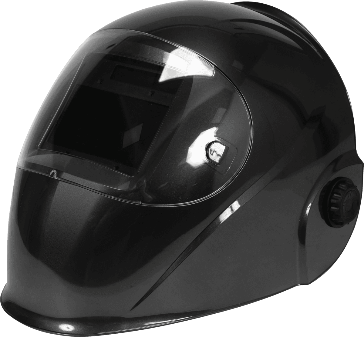 Маска електрозварювальника YATO TRUE COLOR з автозатемнюв фільтром 110х 90х 9,7 мм, вічко- 100х53 мм