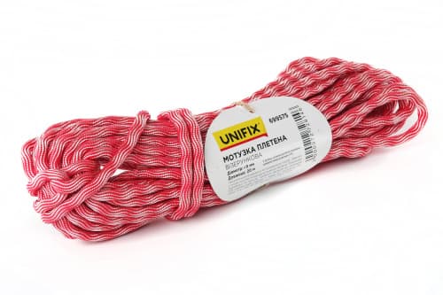 Мотузка плетена візерункова 6мм 20м UNIFIX
