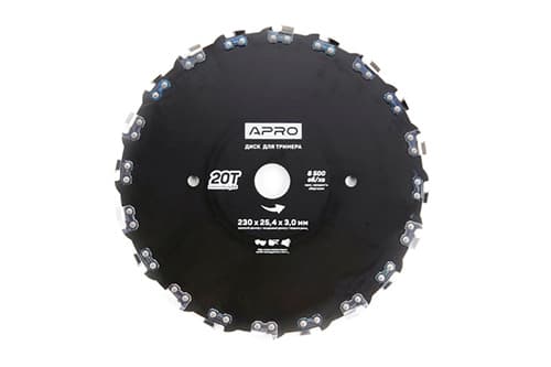Ніж для тримера 20Т ланцюговий APRO