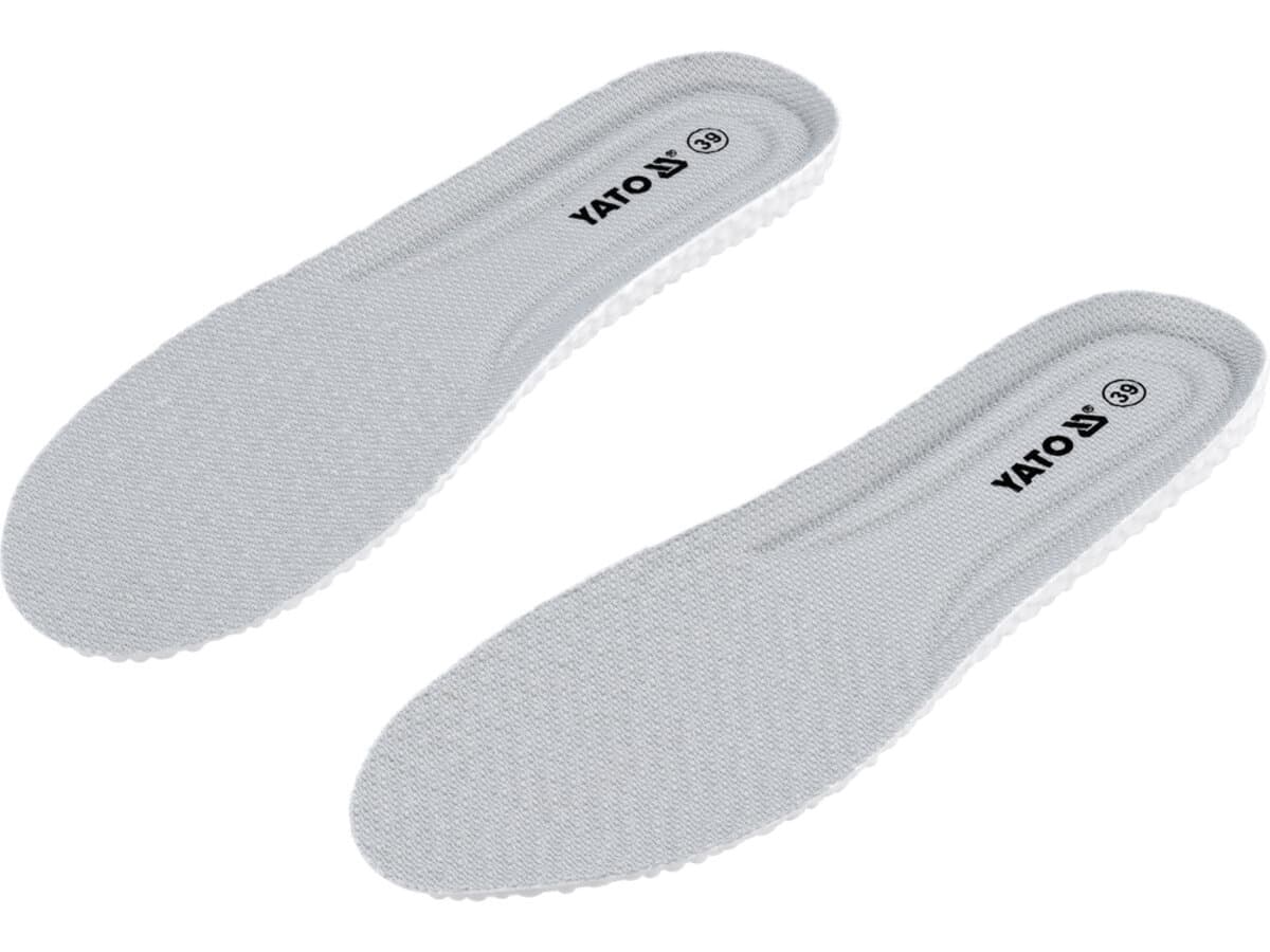 Устілки для взуття YATO; розмір 39 з поліуретану, l= 26 см [7/70]