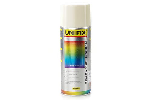 Емаль акрилова універсальна RAL 7035 Світло сірий гл. 400мл UNIFIX