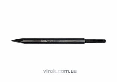 Зубило "піка" YATO : SDS+, L= 4x14 x 250 мм. CrV [6/48]