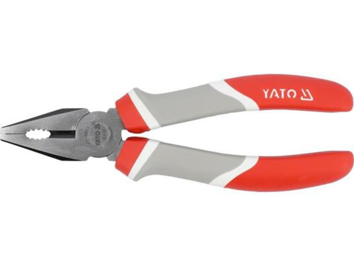 Плоскогубці комбіновані YATO : L= 180 мм, CrV [6/60]