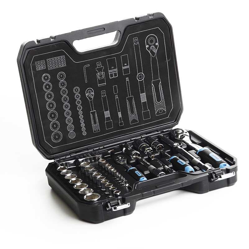 Набір насадок CrV ¼, ½ (90Т) (73 шт) APRO