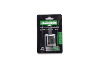 Свердло трубчасте з алмазним напиленням 26мм APRO
