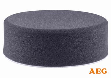 Губка полірувальна м'яка, з липучкою "Велкро" AEG : Ø150 x 50 мм