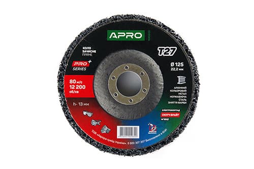 Коло із нетканногоматеріала 125х22.2мм (чорний коралл) APRO