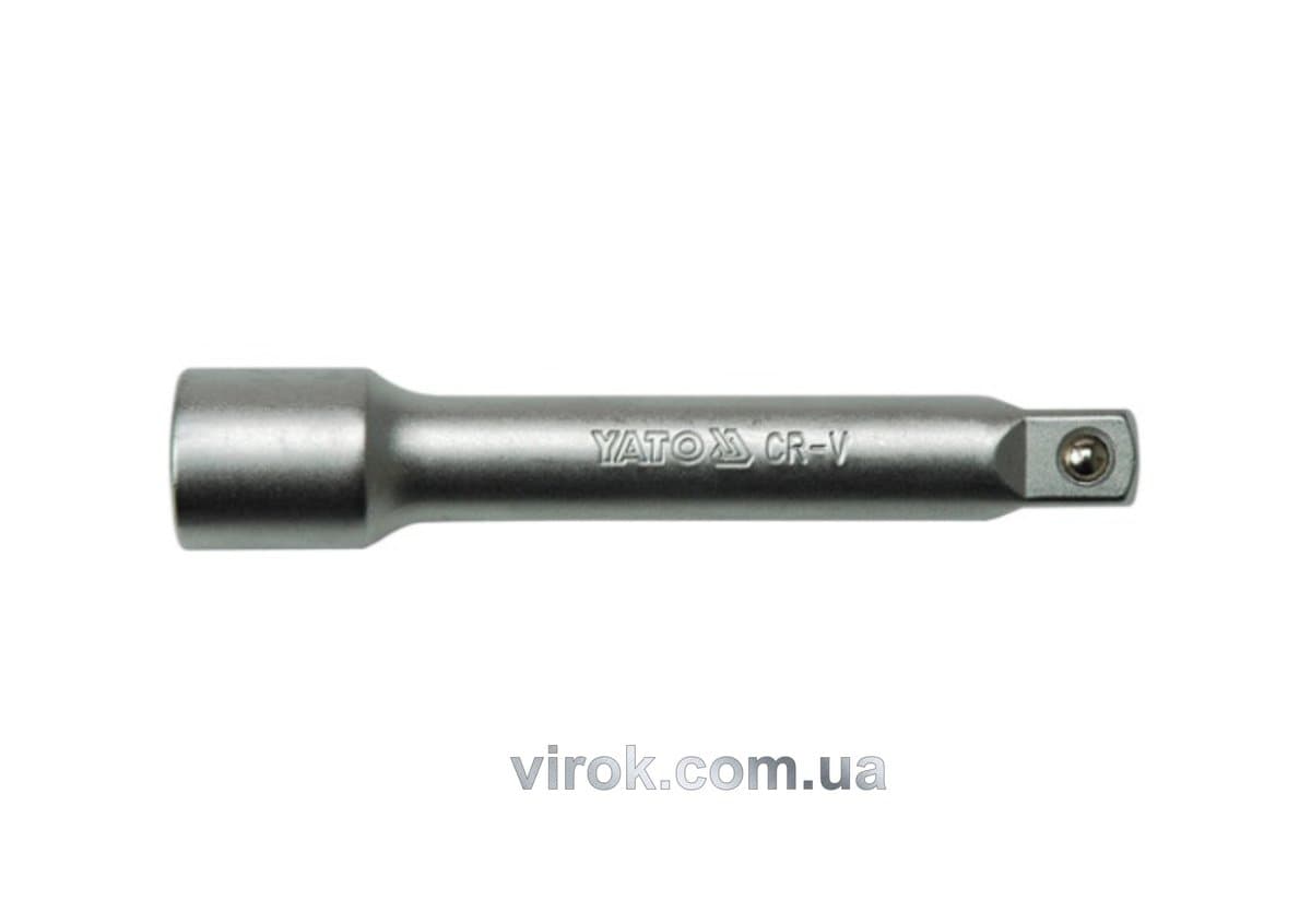 Подовжувач до торцевих головок YATO : квадрат M= 3/8", L= 76 мм [10/100/200]