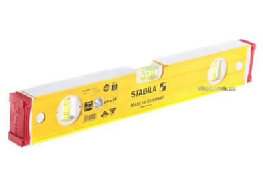 Рівень STABILA Type 96-2 : L= 40 см, 3 капсули. 0,5мм/м., посилений профіль + аморт ковпачки.