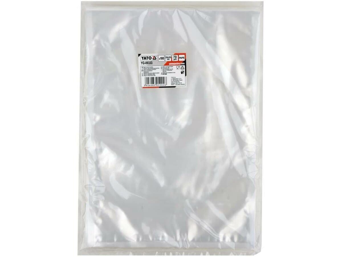Вакуумний пакет YATO 250х 350 мм, УП 100 шт.
