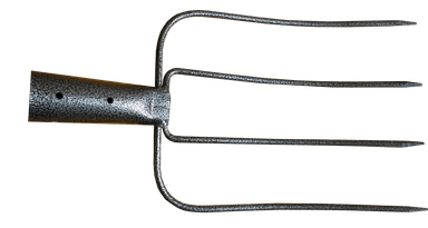 Вила ,молоткове пофарбування , 4 зубці без держака