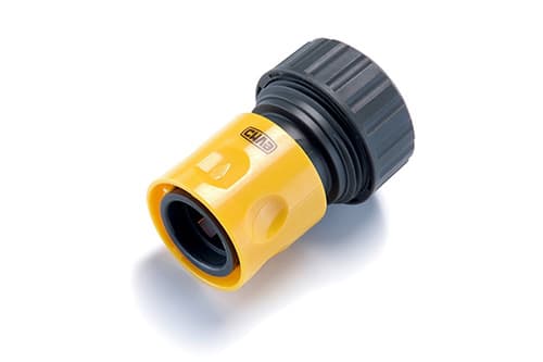 Конектор швидкознімний з аквастопом 1/2 для шлангу 3/4 СИЛА
