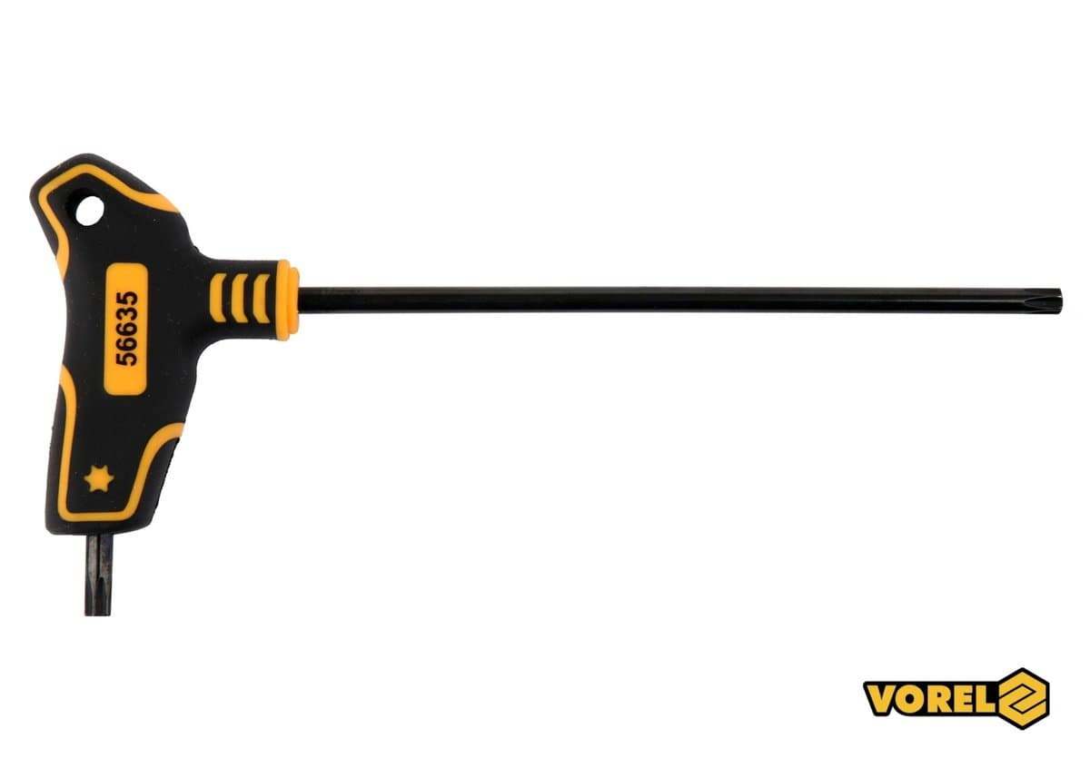 Ключ TORX VOREL : тип "Т", Т30 x 150 x 90 мм, Cr-V 6150 [24/192]