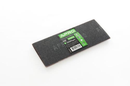 Сітка абразивна APRO P60 115×280мм карборунд (5шт)