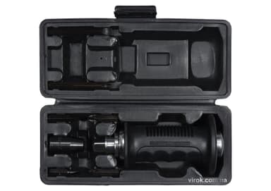 Викрутка реверсивна ударна YATO : L= 175, тріщатка, 6 насадок, CrV [Футляр] [8/16]