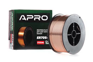 Зварювальний дріт ER70S-6 0,8мм 1кг п.б. APRO
