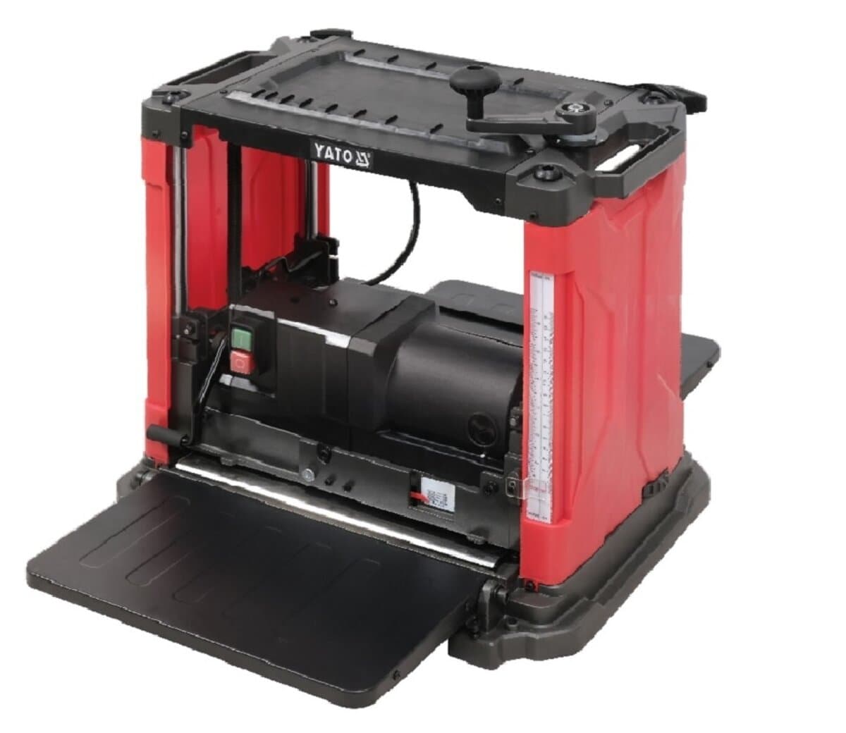 Рейсмусовий верстат YATO: 230 В, 1,8 кВт. 2 ножі, макс. W= 330 мм, H= 3-160 мм, струг T= 0,8-2,4 мм