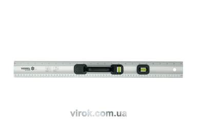 Лінійка столярна VOREL : алюміній, 2 вічка, L= 600 мм [12/24]