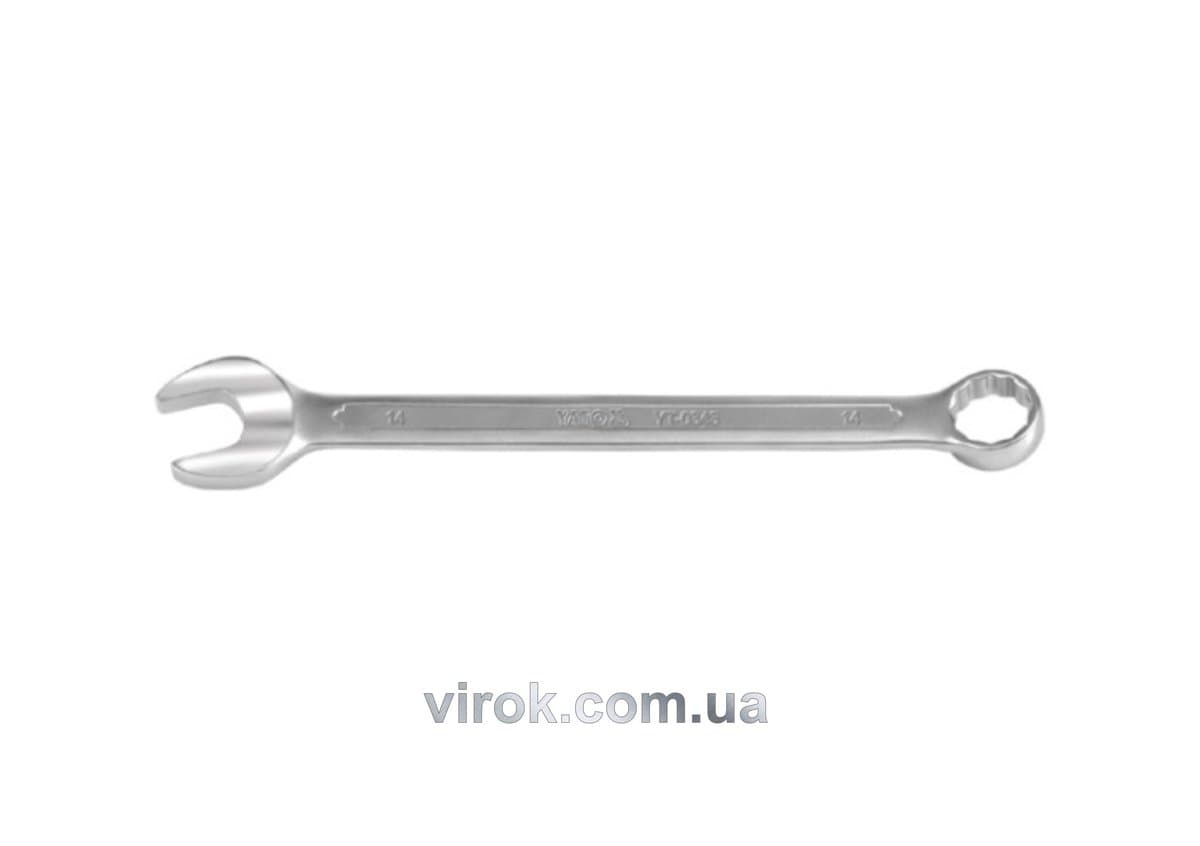 Ключ ріжково накидний YATO : CrV, М= 14 мм, L= 190 мм [10/50/100]