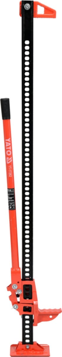 Домкрат рейковий YATO з ручним важелем; для навантаження - 3 т, висота 130-1350 мм [1]