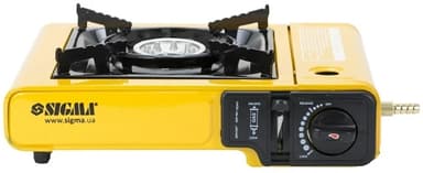 Плита газова однокамфорна з п'єзопідпалом і адаптером (кейс) SIGMA (2903431)