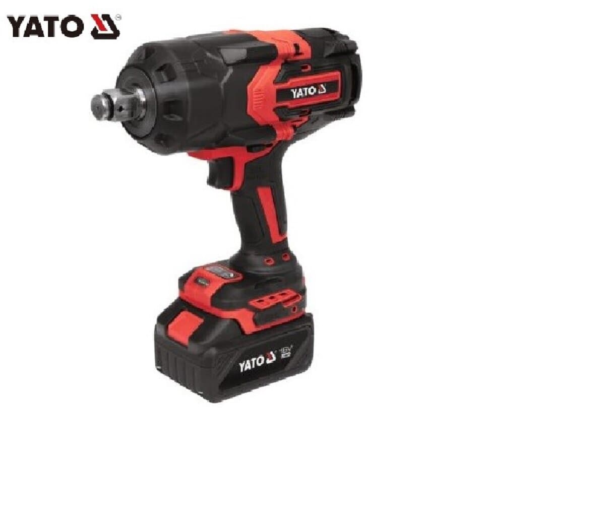 Гайковерт ударний акумуляторний YATO: 18 В, 6 А*Год, 1300 Вт, квадрат 1", 1800- 2300 Нм,